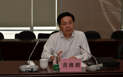 省纪委副书记黄继鹏调研"清风扬帆"网